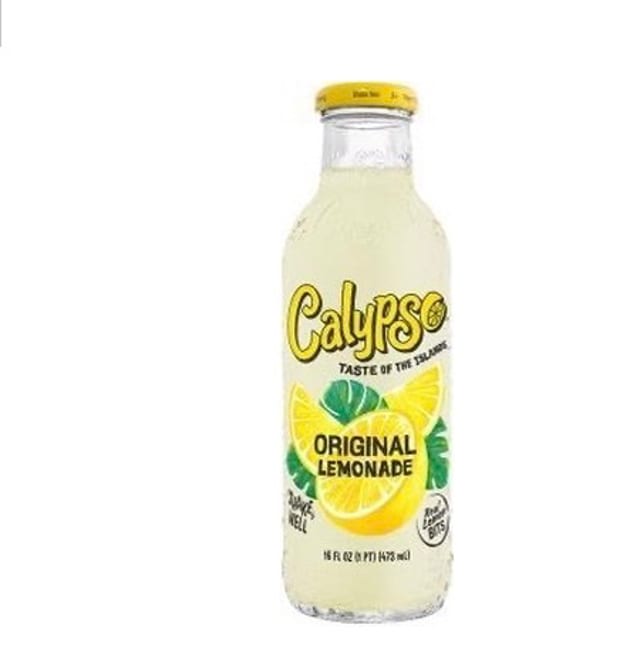 Bottled Calypso Regular Lemonade.
