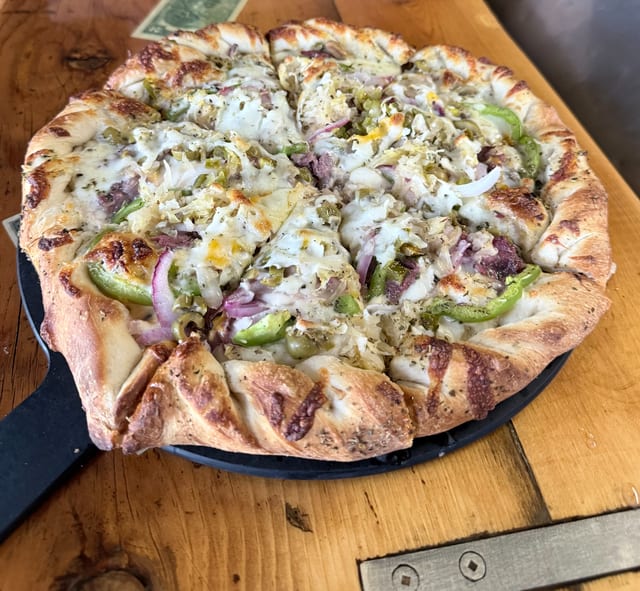 Ultimate Reuben Pizza.