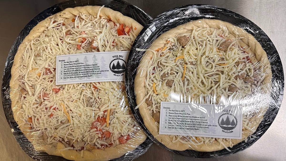 Fresh pizza, baked on your schedule