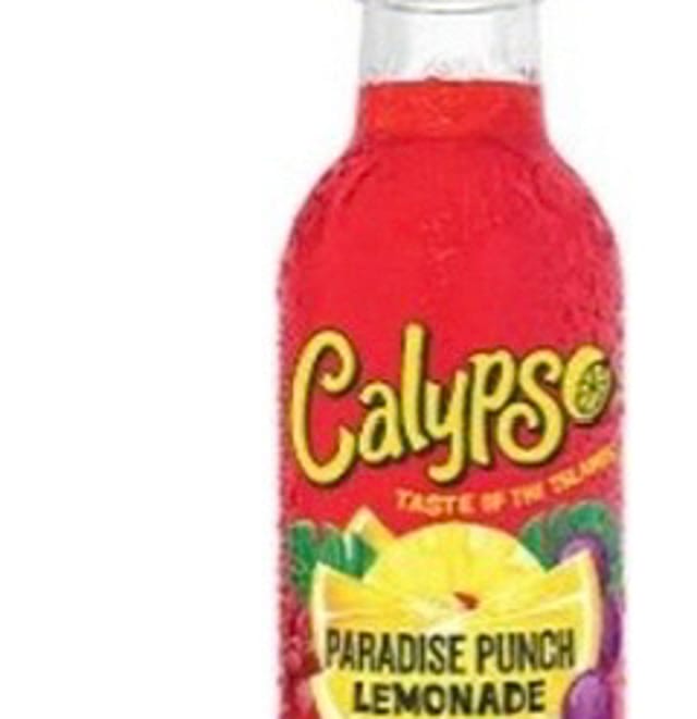 Bottled Calypso Paradise Punch Lemonade.